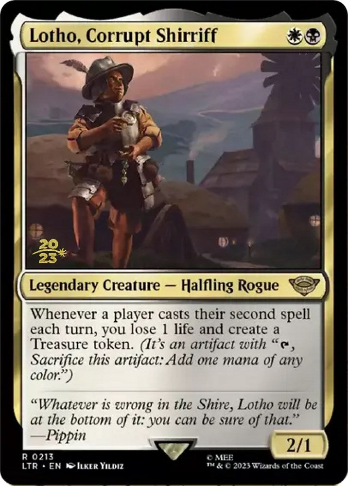 Lotho, Corrupt Shirriff [The Lord of the Rings: Tales of Middle-Earth Prerelease Promos] | Silver Goblin