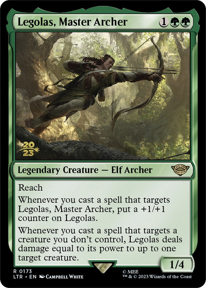 Legolas, Master Archer [The Lord of the Rings: Tales of Middle-Earth Prerelease Promos] | Silver Goblin