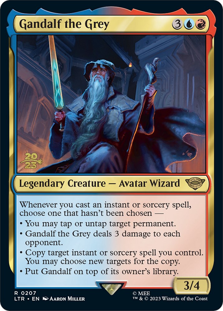 Gandalf the Grey [The Lord of the Rings: Tales of Middle-Earth Prerelease Promos] | Silver Goblin