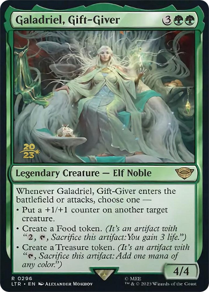 Galadriel, Gift-Giver [The Lord of the Rings: Tales of Middle-Earth Prerelease Promos] | Silver Goblin
