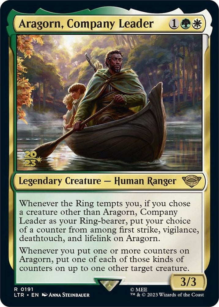 Aragorn, Company Leader [The Lord of the Rings: Tales of Middle-Earth Prerelease Promos] | Silver Goblin