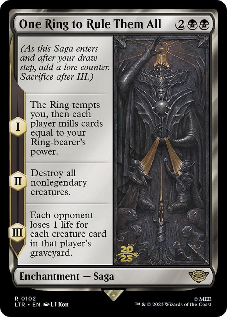 One Ring to Rule Them All [The Lord of the Rings: Tales of Middle-Earth Prerelease Promos] | Silver Goblin