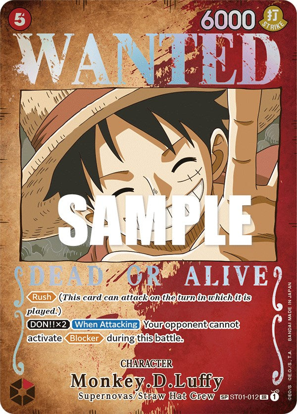 Monkey.D.Luffy (Wanted Poster) [Pillars of Strength] | Silver Goblin