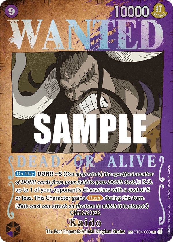 Kaido (Wanted Poster) [Pillars of Strength] | Silver Goblin