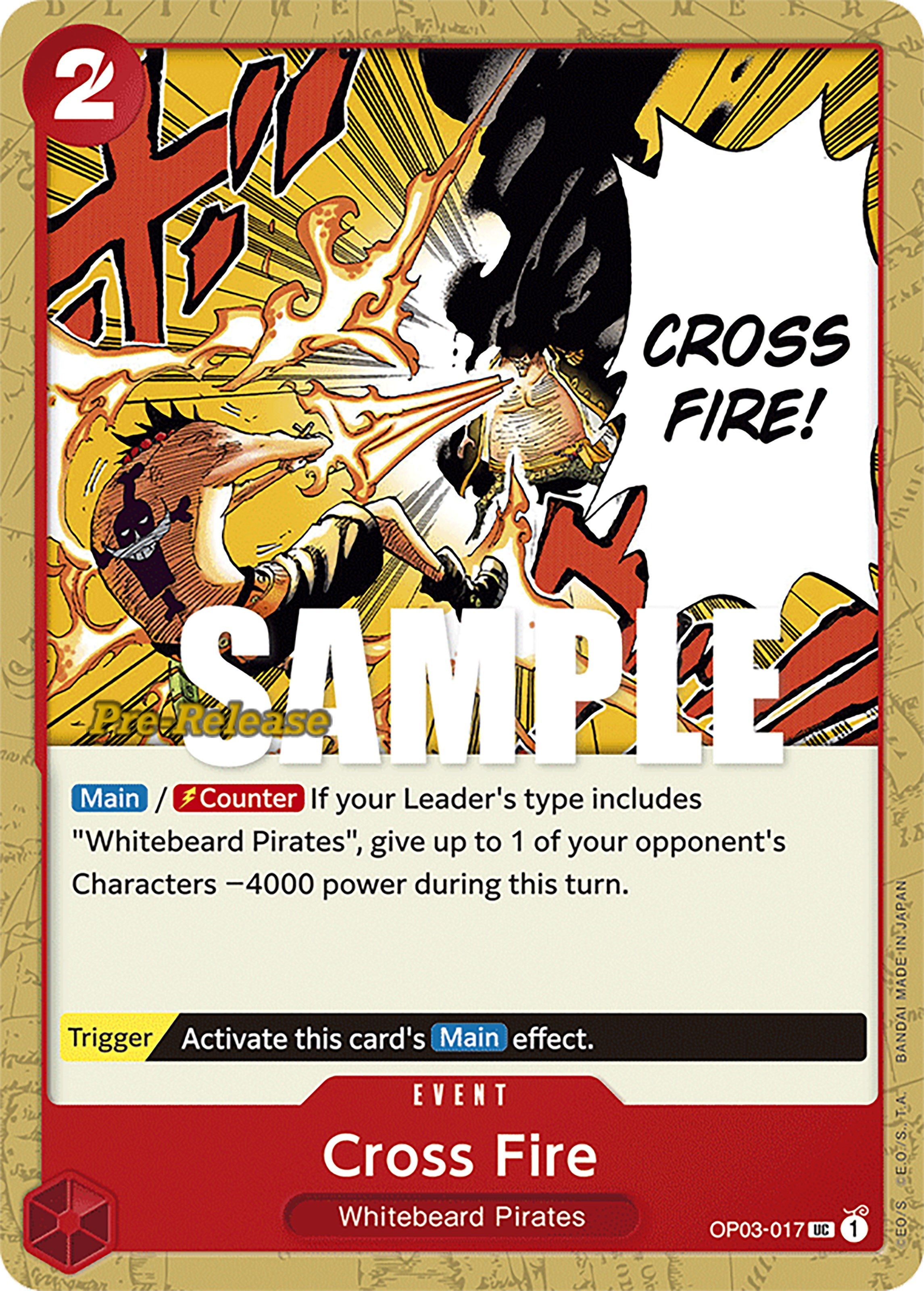 Cross Fire [Pillars of Strength Pre-Release Cards] | Silver Goblin