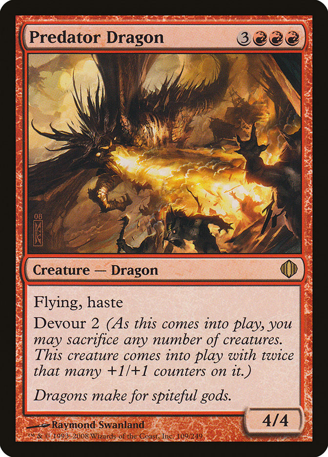 Predator Dragon [Shards of Alara] | Silver Goblin
