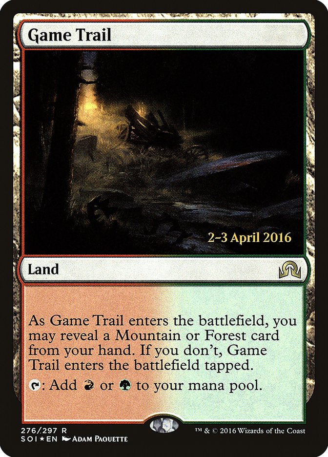 Game Trail [Shadows over Innistrad Prerelease Promos] | Silver Goblin