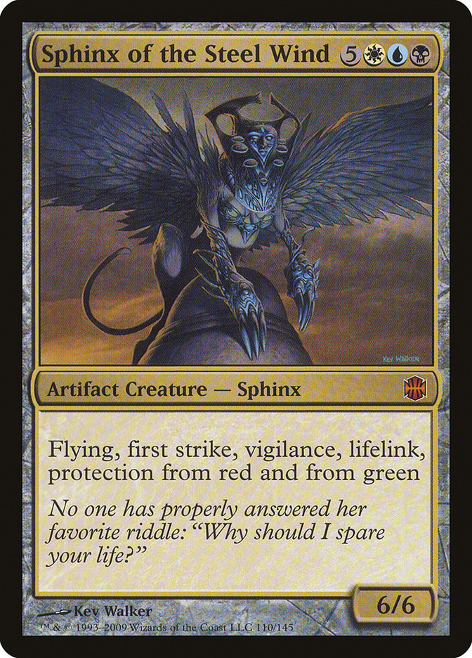 Sphinx of the Steel Wind [Alara Reborn] | Silver Goblin