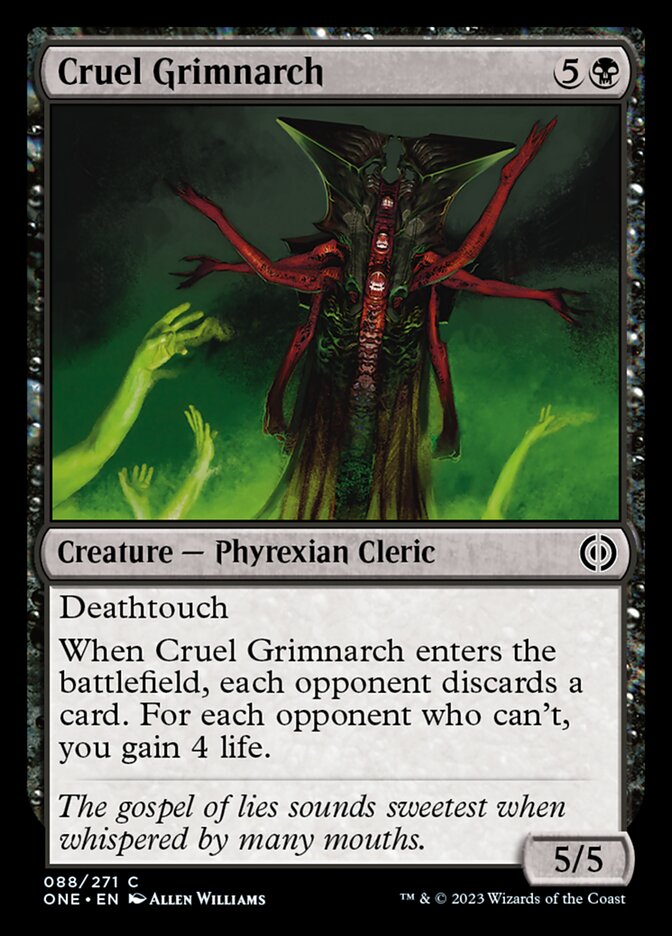 Cruel Grimnarch [Phyrexia: All Will Be One] | Silver Goblin