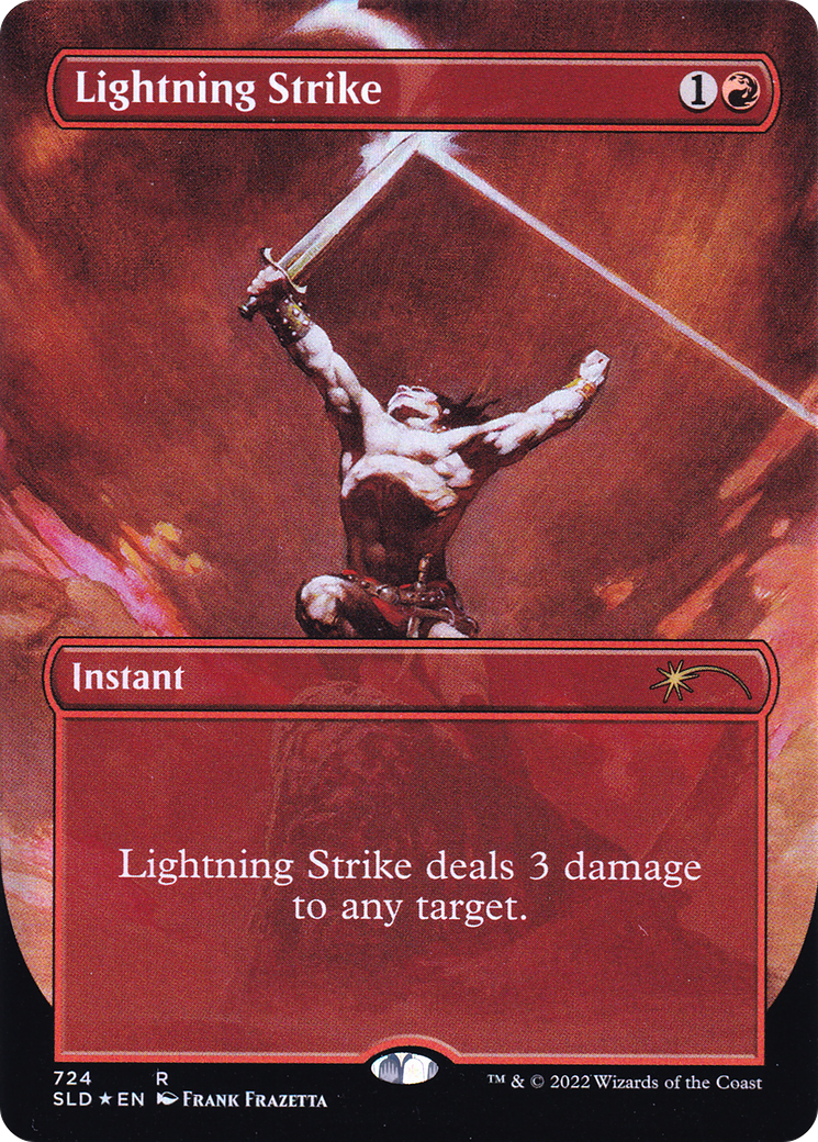 Lightning Strike (Borderless) [Secret Lair Drop Promos] | Silver Goblin
