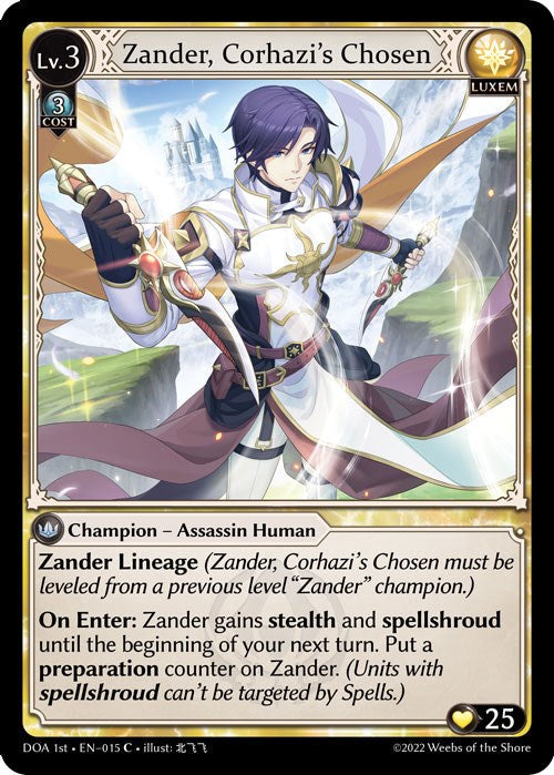 Zander, Corhazi's Chosen (015) [Dawn of Ashes: 1st Edition]