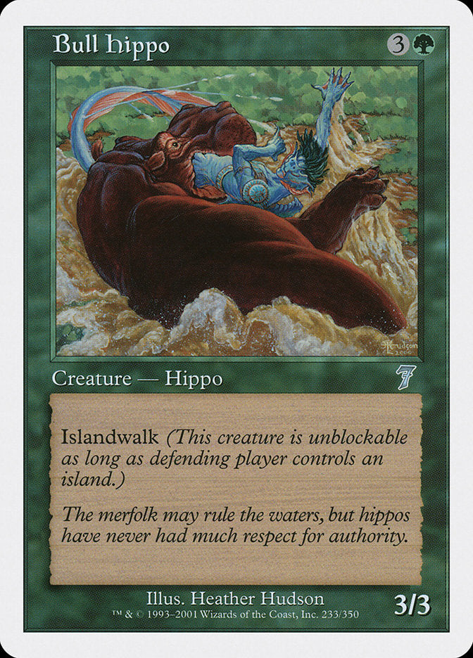 Bull Hippo [Seventh Edition] | Silver Goblin