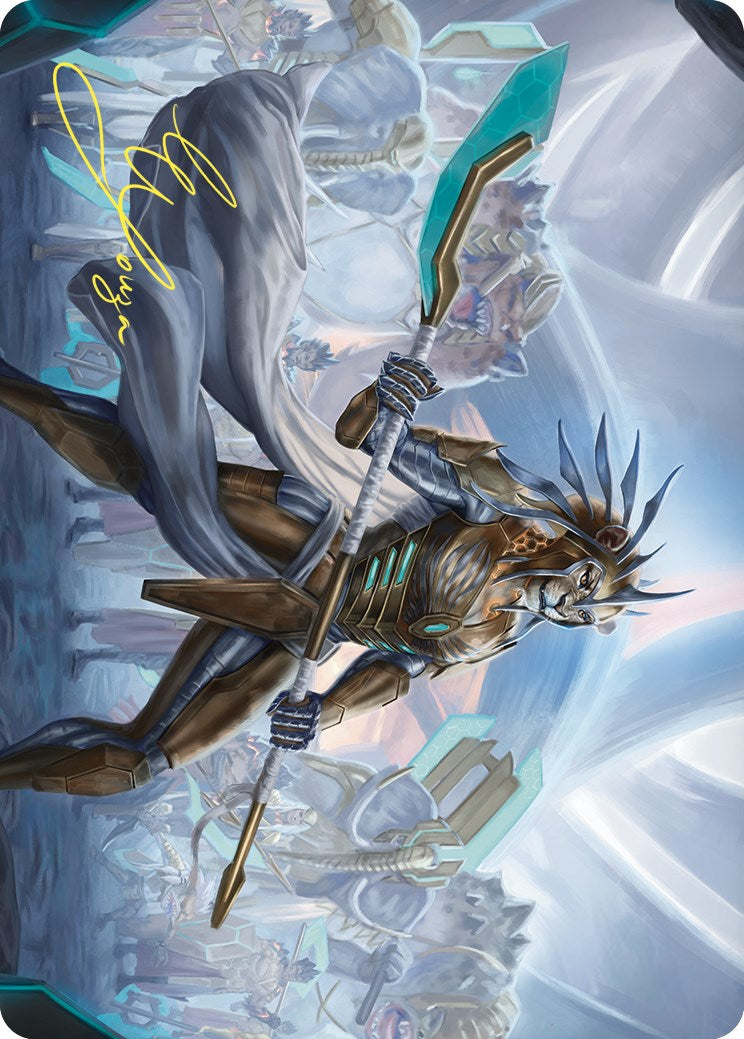 Kemba, Kha Regent Art Card (Gold-Stamped Signature) [Commander Masters Art Series] | Silver Goblin