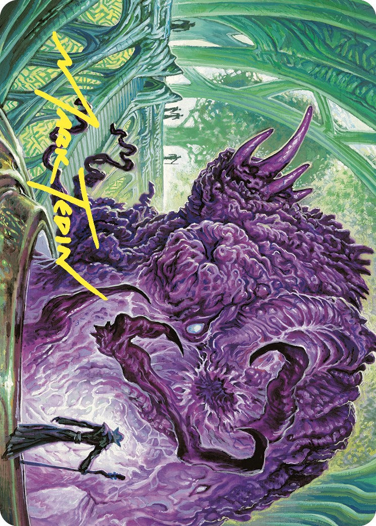 Experiment Kraj Art Card (Gold-Stamped Signature) [Commander Masters Art Series] | Silver Goblin