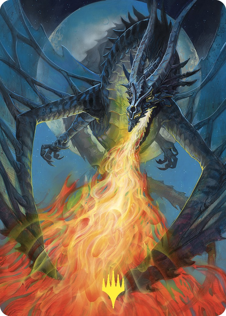 Balefire Dragon Art Card (Gold-Stamped) [Commander Masters Art Series] | Silver Goblin
