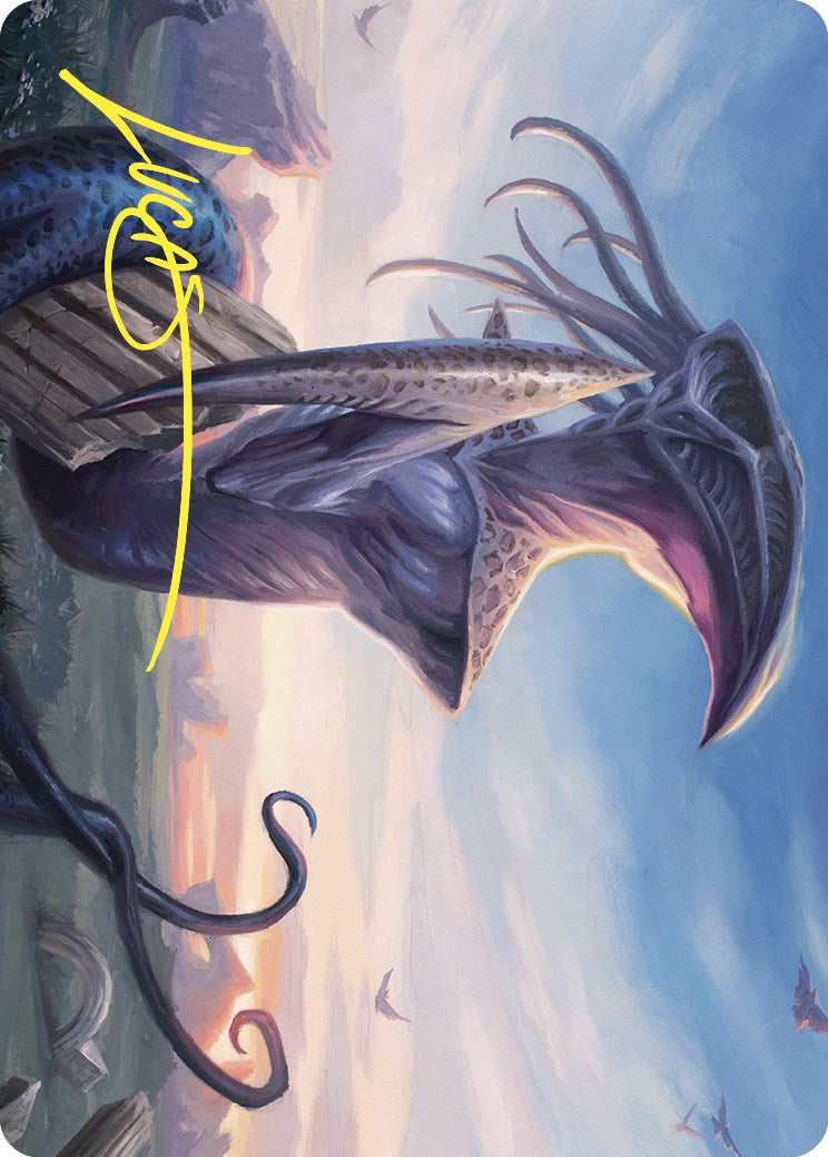 Sentinel Sliver Art Card (Gold-Stamped Signature) [Commander Masters Art Series] | Silver Goblin