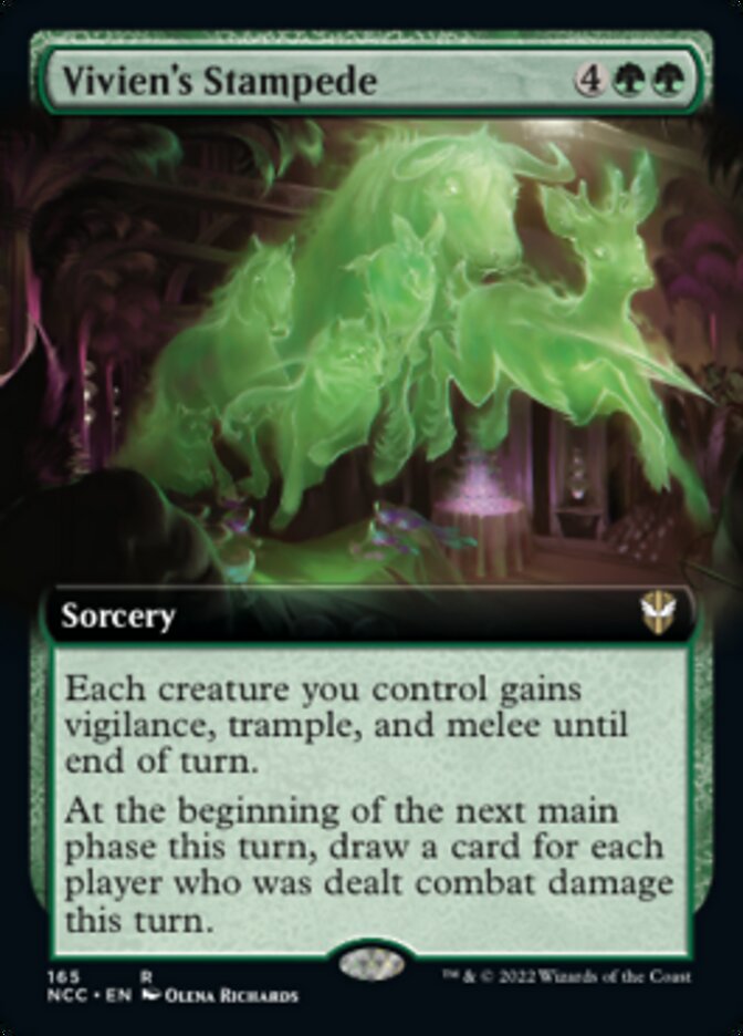 Vivien's Stampede (Extended Art) [Streets of New Capenna Commander] | Silver Goblin
