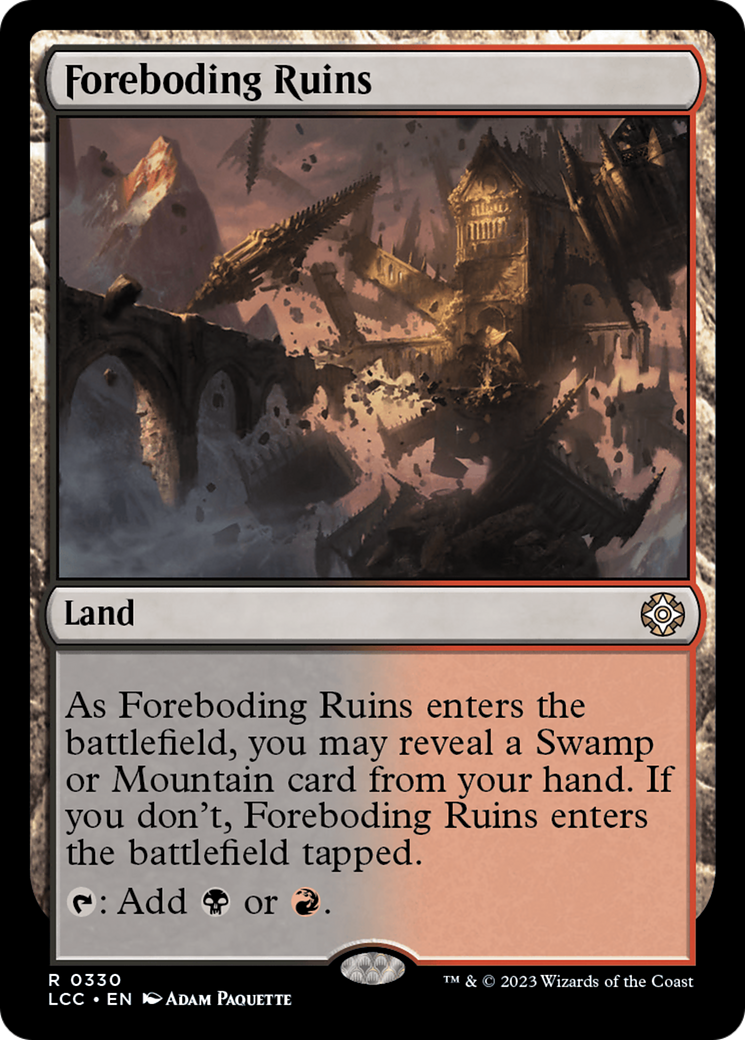 Foreboding Ruins [The Lost Caverns of Ixalan Commander] | Silver Goblin
