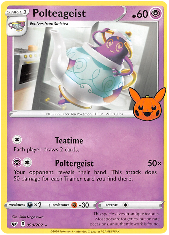 Polteageist (090/202) [Trick or Trade 2023] | Silver Goblin