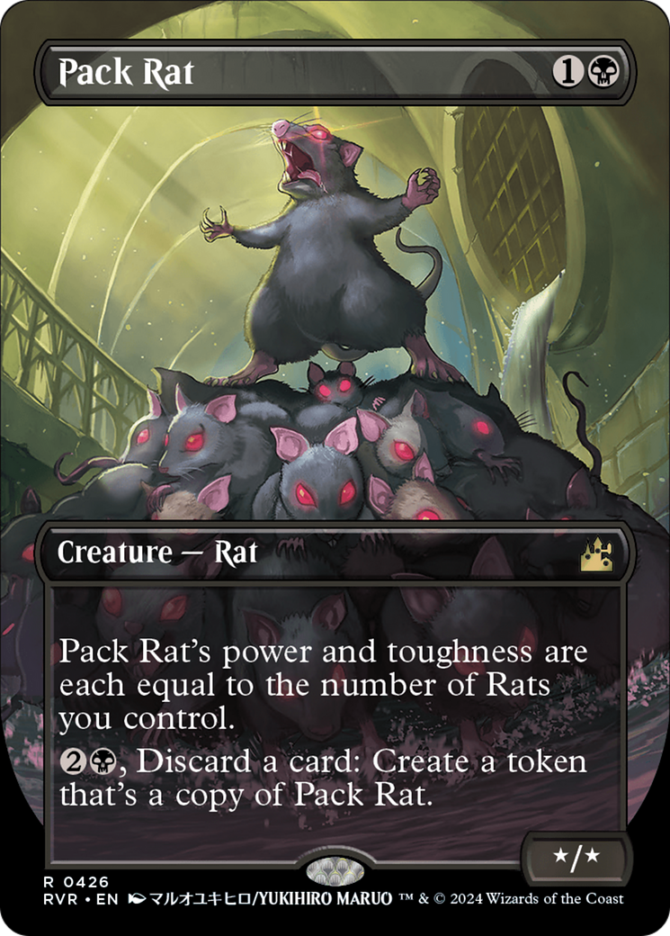 Pack Rat (Anime Borderless) [Ravnica Remastered] | Silver Goblin