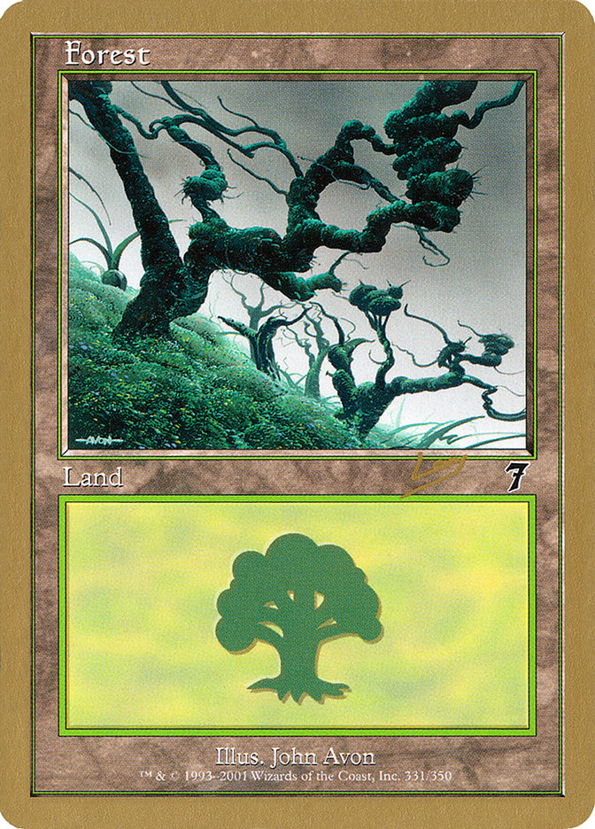 Forest (rl331) (Raphael Levy) [World Championship Decks 2002] | Silver Goblin