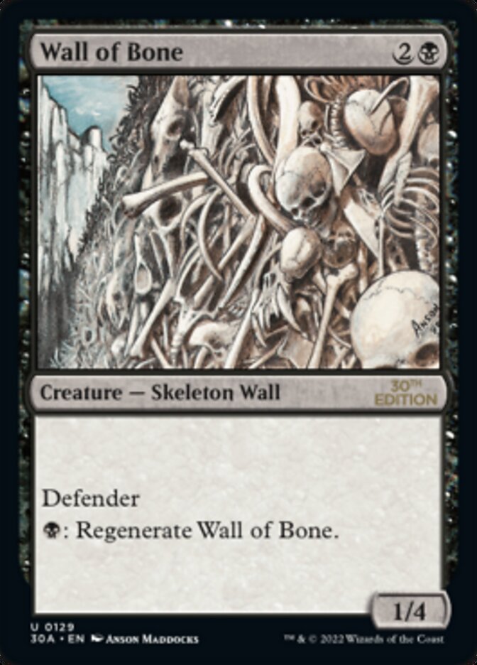 Wall of Bone [30th Anniversary Edition] | Silver Goblin