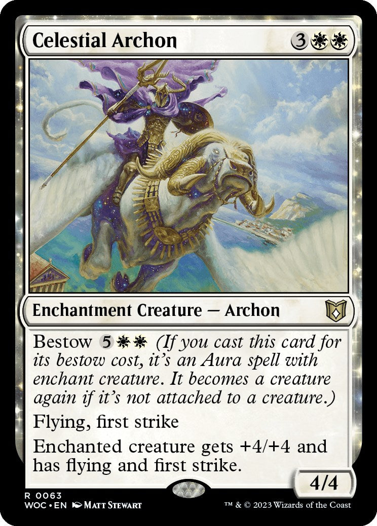 Celestial Archon [Wilds of Eldraine Commander] | Silver Goblin