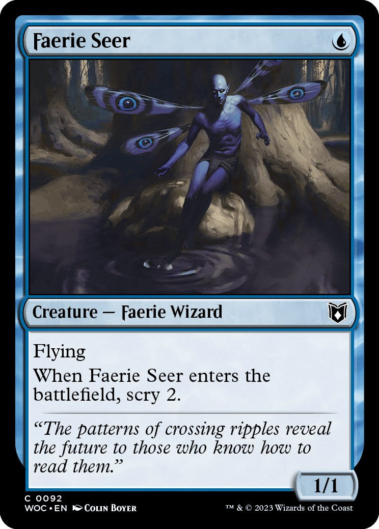 Faerie Seer [Wilds of Eldraine Commander] | Silver Goblin