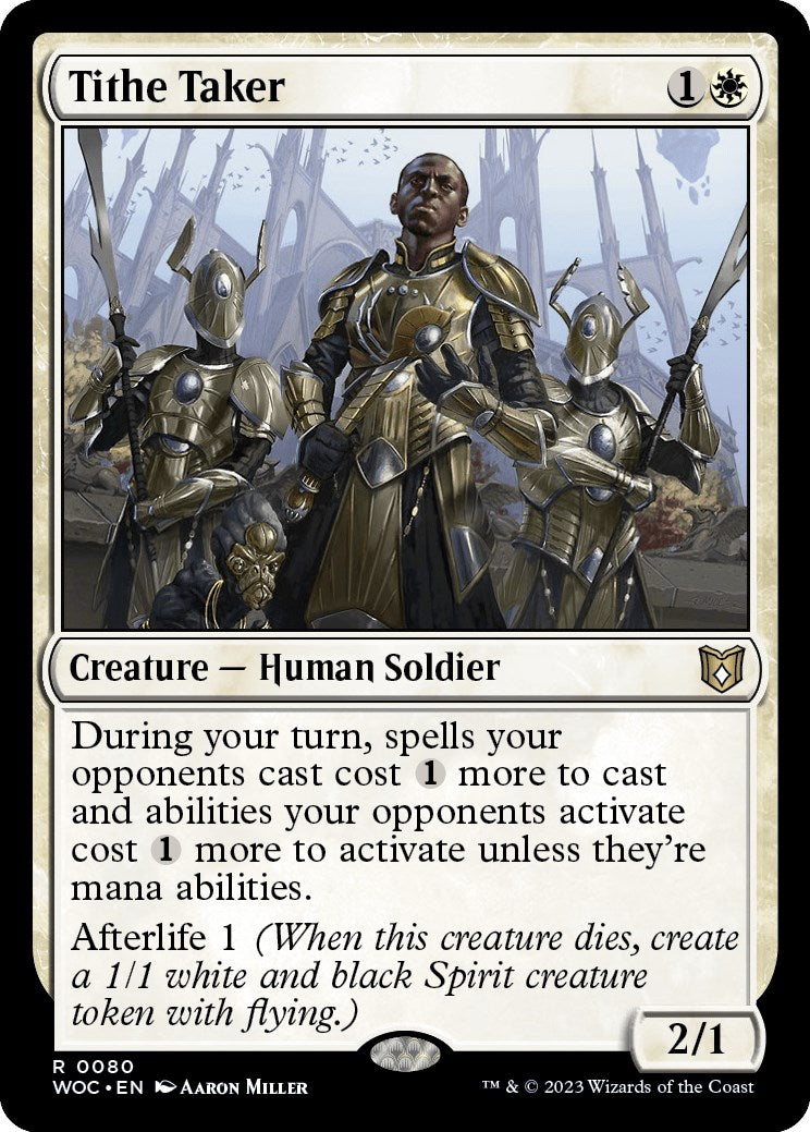 Tithe Taker [Wilds of Eldraine Commander] | Silver Goblin