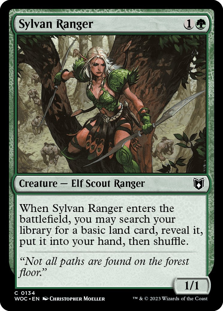 Sylvan Ranger [Wilds of Eldraine Commander] | Silver Goblin