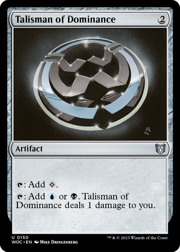 Talisman of Dominance [Wilds of Eldraine Commander] | Silver Goblin