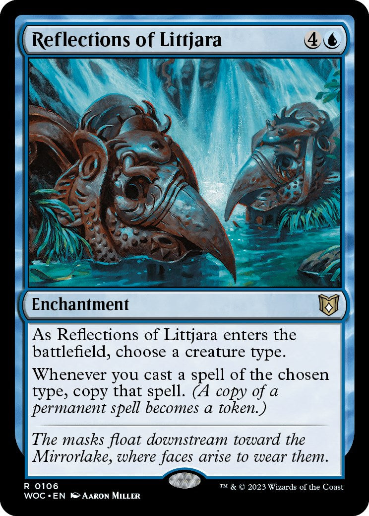 Reflections of Littjara [Wilds of Eldraine Commander] | Silver Goblin