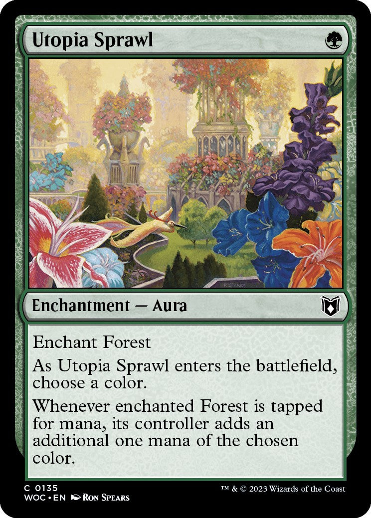 Utopia Sprawl [Wilds of Eldraine Commander] | Silver Goblin