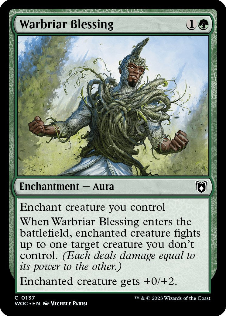 Warbriar Blessing [Wilds of Eldraine Commander] | Silver Goblin