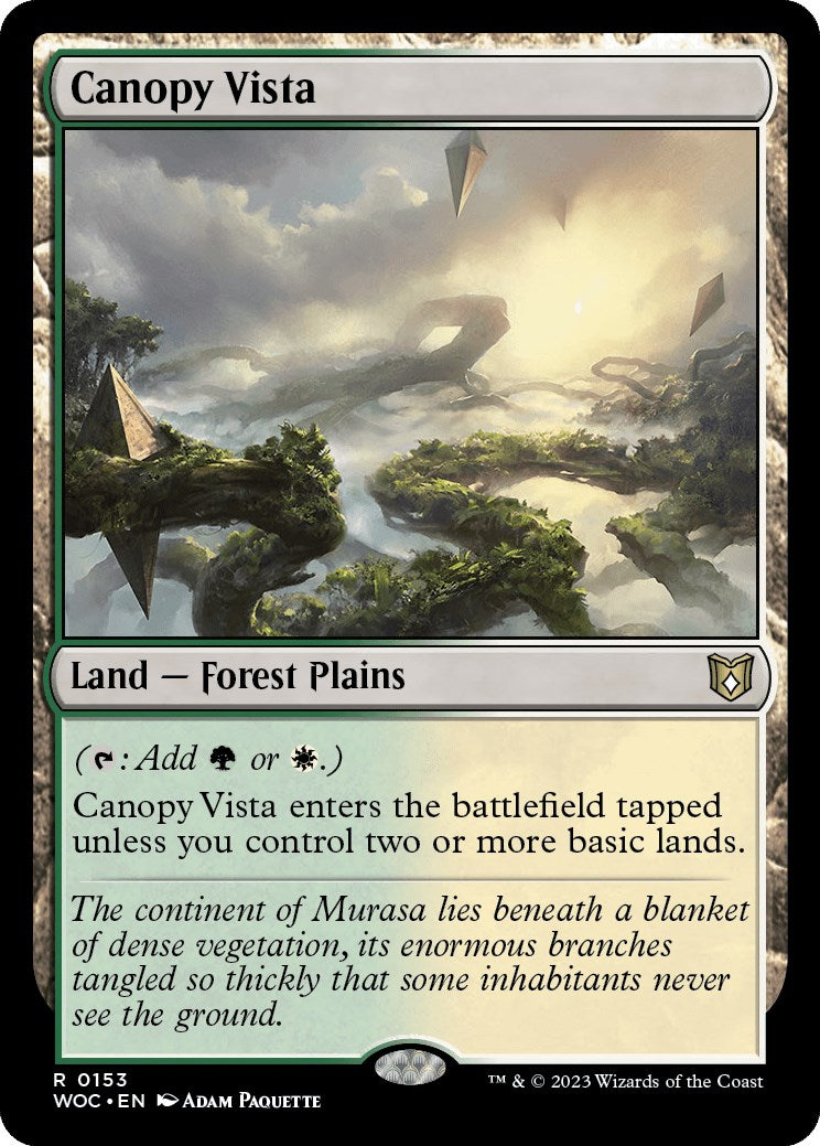 Canopy Vista [Wilds of Eldraine Commander] | Silver Goblin