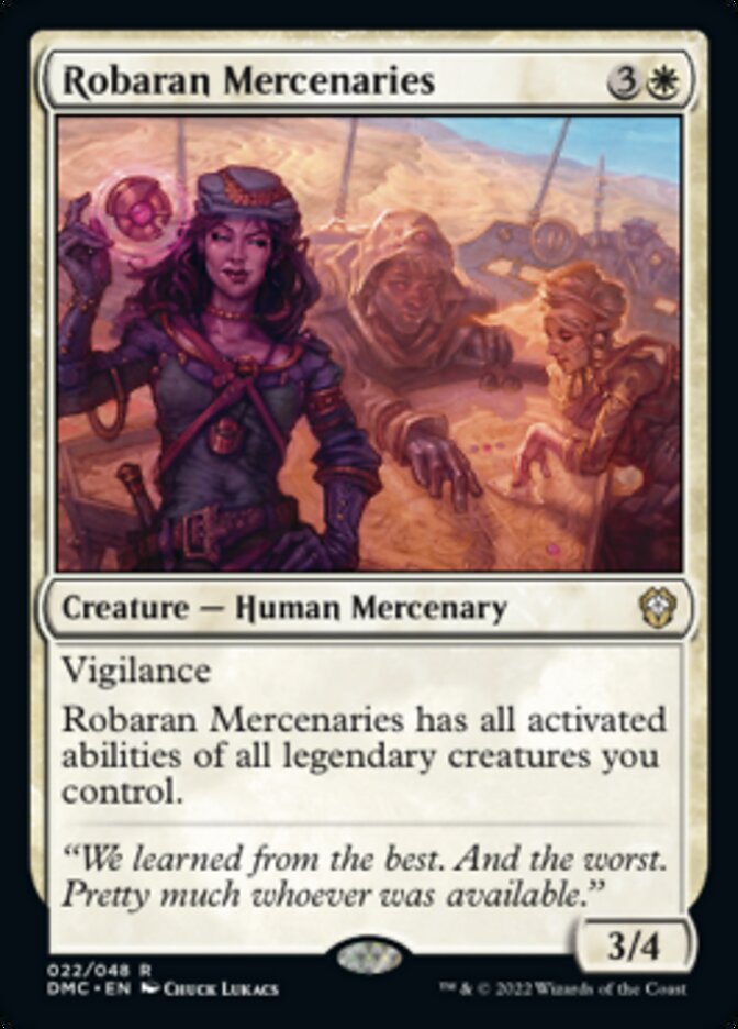 Robaran Mercenaries [Dominaria United Commander] | Silver Goblin
