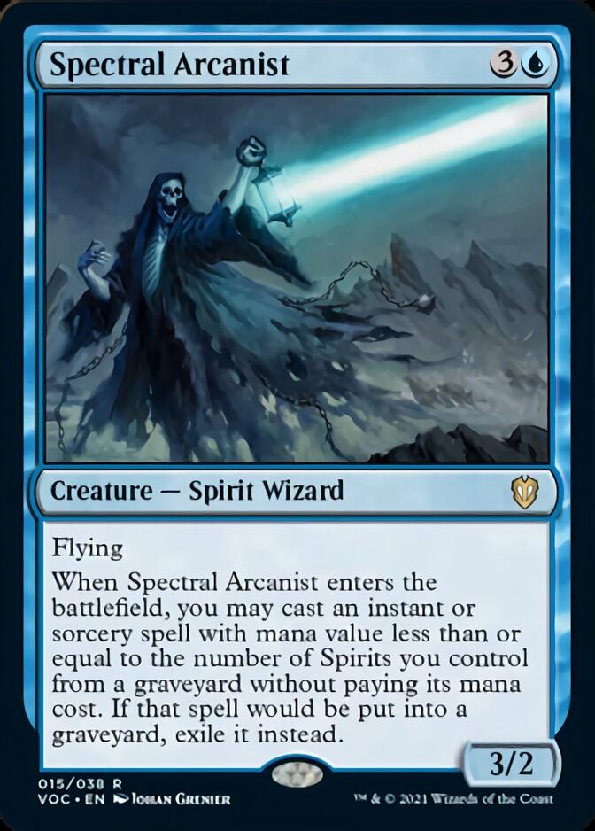 Spectral Arcanist [Innistrad: Crimson Vow Commander] | Silver Goblin
