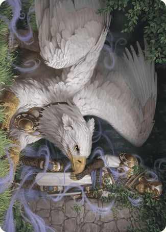 Dutiful Griffin Art Card [Wilds of Eldraine Art Series] | Silver Goblin