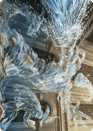 Splashy Spellcaster Art Card [Wilds of Eldraine Art Series] | Silver Goblin