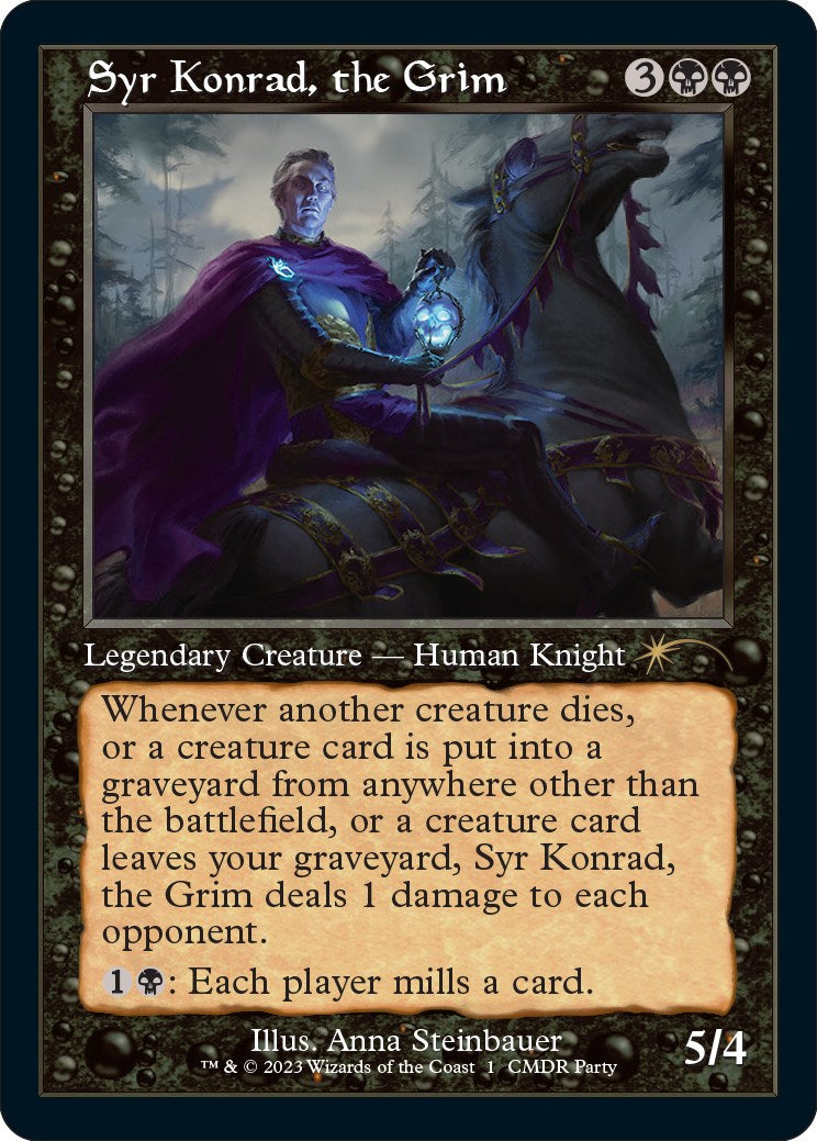 Syr Konrad, the Grim (Retro) [MagicFest 2023] | Silver Goblin