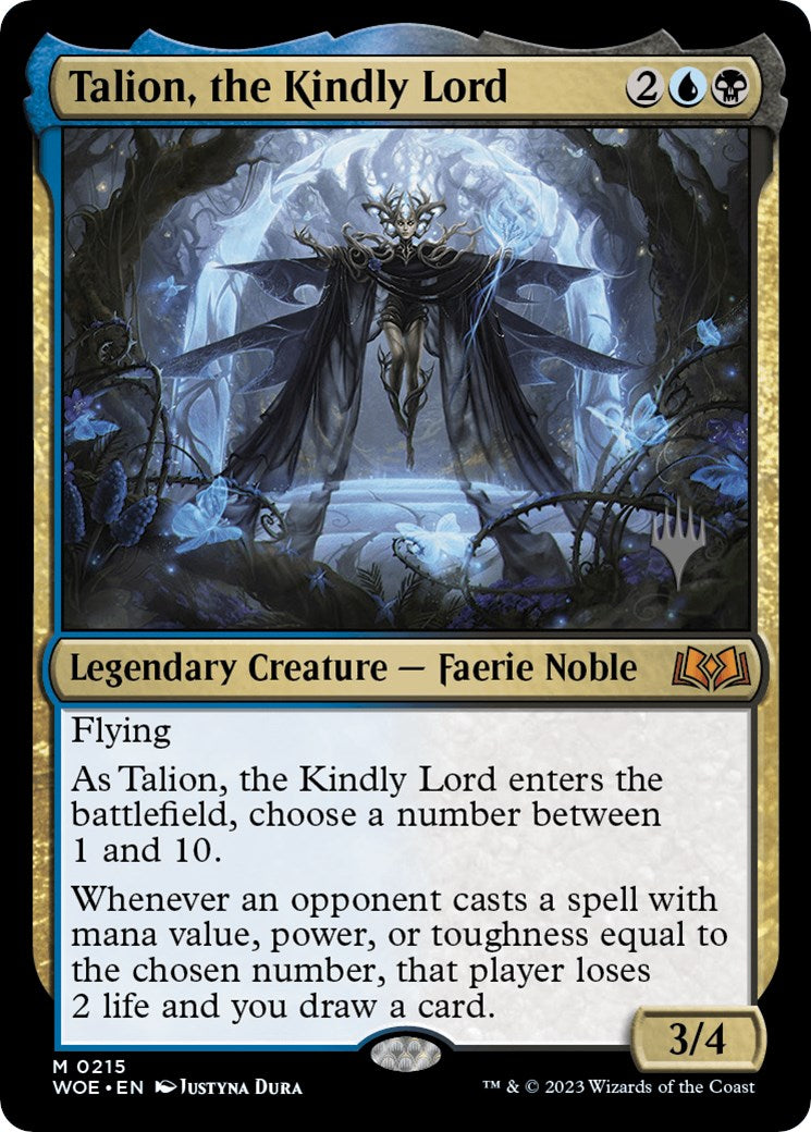 Talion, the Kindly Lord (Promo Pack) [Wilds of Eldraine Promos] | Silver Goblin