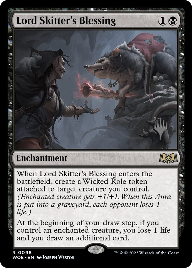 Lord Skitter's Blessing (Promo Pack) [Wilds of Eldraine Promos] | Silver Goblin