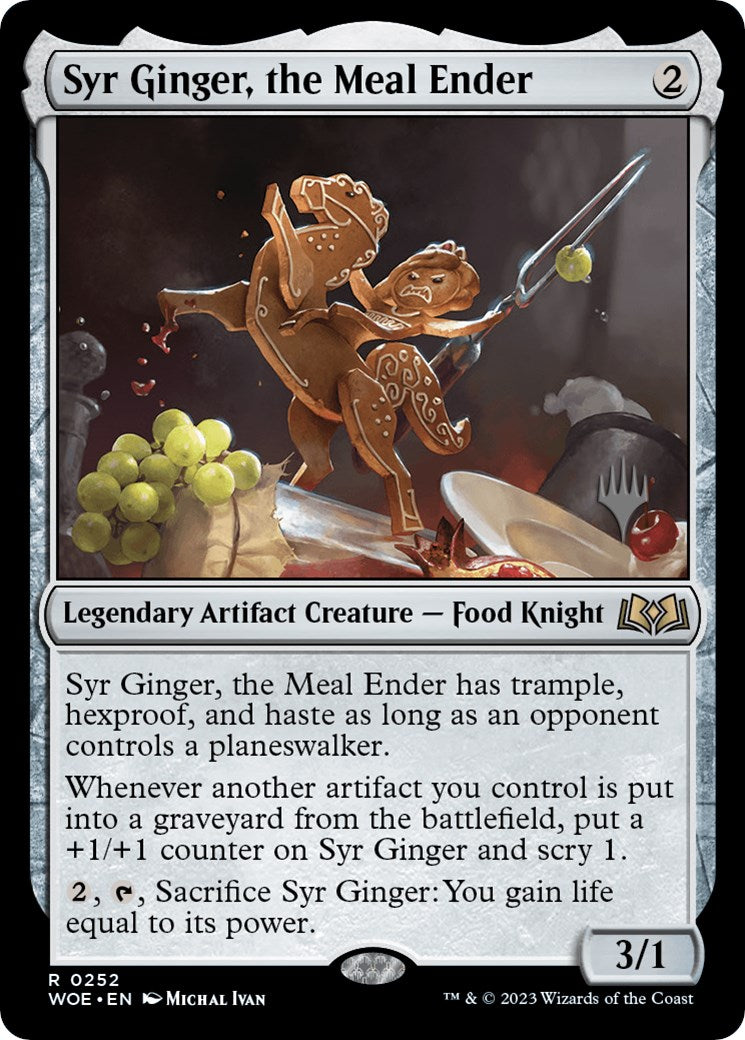 Syr Ginger, the Meal Ender (Promo Pack) [Wilds of Eldraine Promos] | Silver Goblin