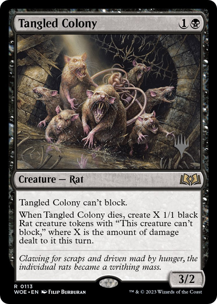 Tangled Colony (Promo Pack) [Wilds of Eldraine Promos] | Silver Goblin