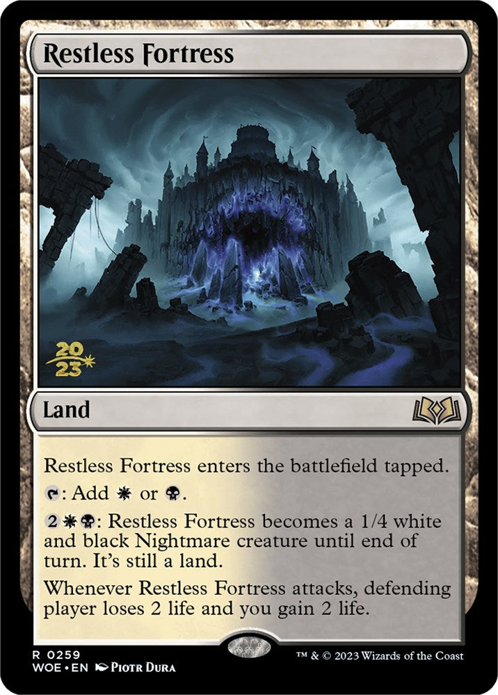Restless Fortress [Wilds of Eldraine Prerelease Promos] | Silver Goblin