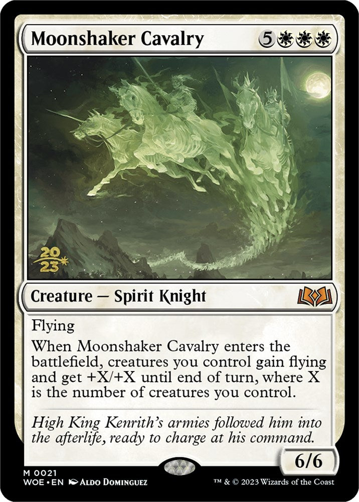 Moonshaker Cavalry [Wilds of Eldraine Prerelease Promos] | Silver Goblin