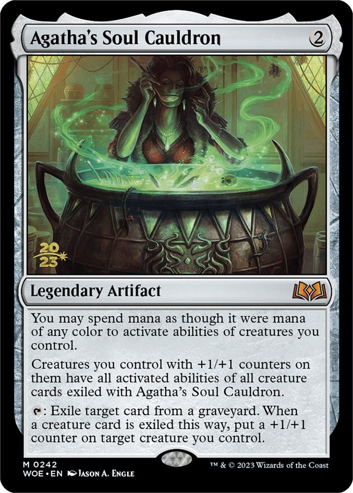 Agatha's Soul Cauldron [Wilds of Eldraine Prerelease Promos] | Silver Goblin