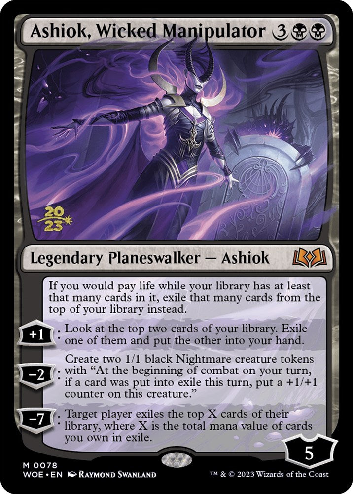 Ashiok, Wicked Manipulator [Wilds of Eldraine Prerelease Promos] | Silver Goblin