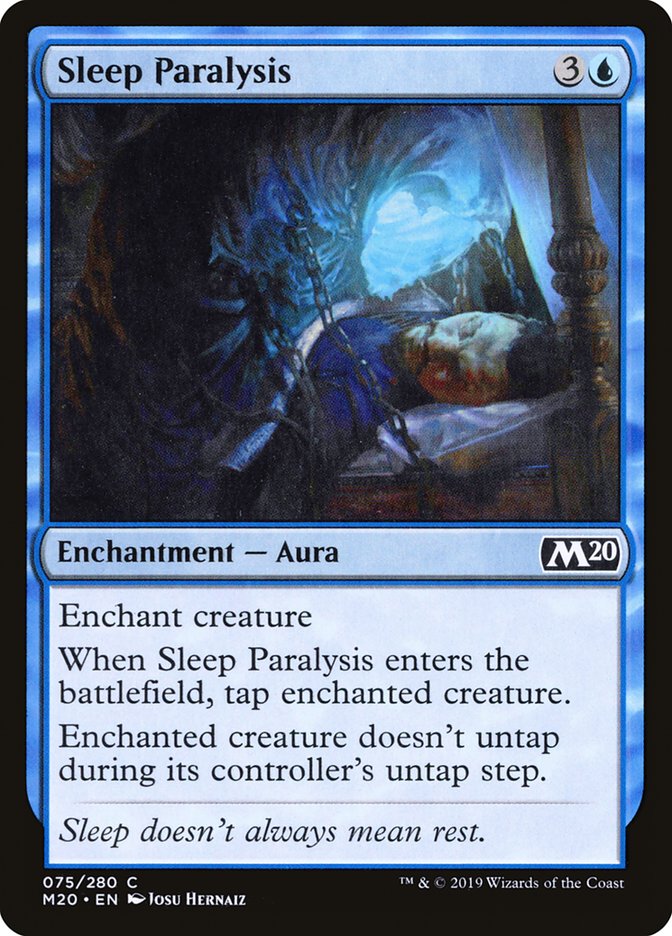 Sleep Paralysis [Core Set 2020] | Silver Goblin
