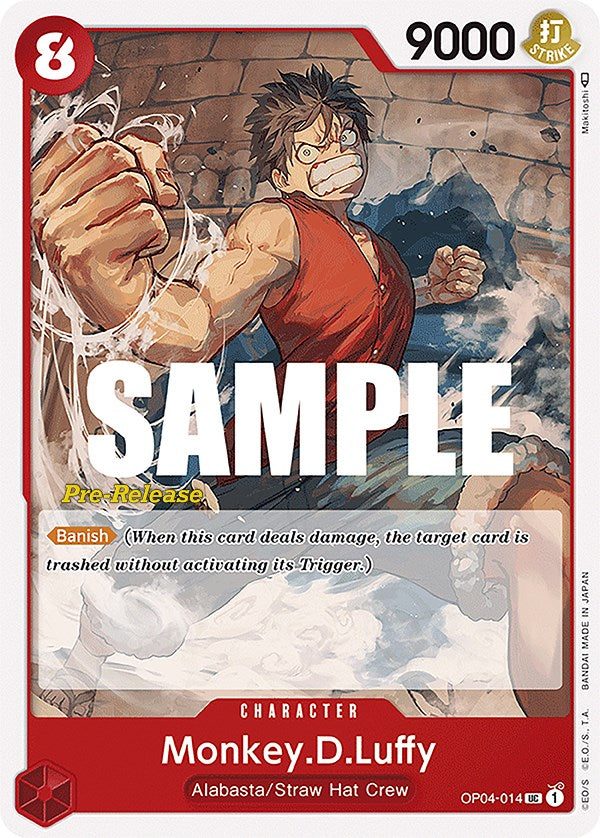 Monkey.D.Luffy [Kingdoms of Intrigue Pre-Release Cards] | Silver Goblin
